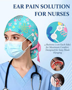 Plifal 100% Cotton Scrub Cap - Image 4