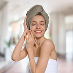 Microfiber Hair Towel Wrap, Hair Turban Towel Super Absorbent Twist Turban Dry - Image 6