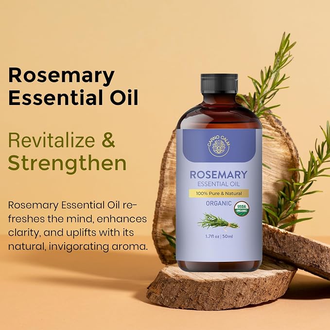 Rosemary Essential Oil | USDA Certified Organic Rosemary Oil - Image 5