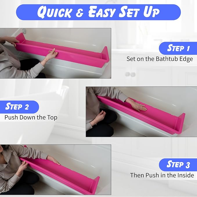 Tub Topper® Bathtub Splash Guard & Bath Shelf - Image 7