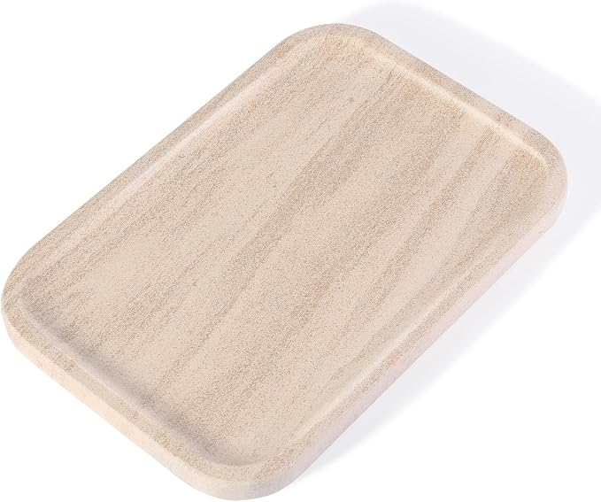 Karibiber Marble Vanity Tray, Bathroom Tray Countertop, Decorative Dresser - Image 7