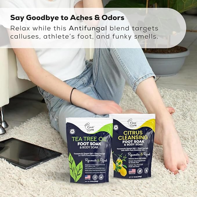 FOOT CURE Tea Tree & Citrus Foot Soak - Image 9