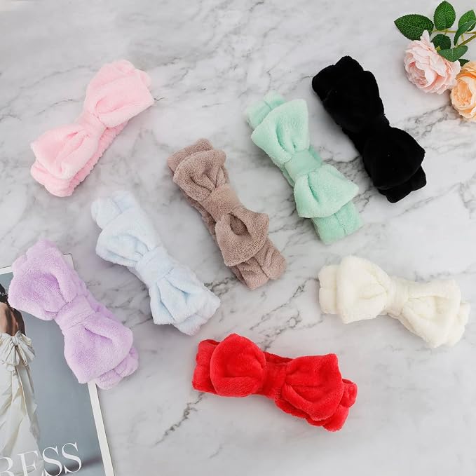 Ondder Spa Headband for Washing Face 8 Pack Aossrted Skincare Headbands for - Image 7