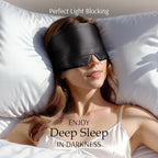Zenssia 100% Mulberry Silk Sleep Mask Eye Mask - Image 3