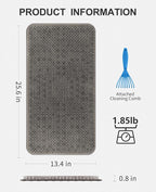 OTHWAY Non Slip Grassy Bathtub Mat : 25.6X13.4 inches Sturdy But Soft Bath - Image 4