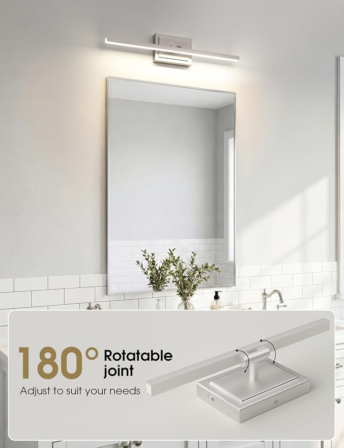 VOLISUN Modern Bathroom Vanity Light 24 inch, 14W Dimmable 5CCT Led Bathroom - Image 5