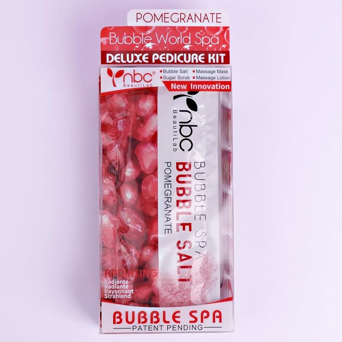 Pedicure Kit Foot Soak Set: Bubble Salt, Sugar Scrub, Massage Mask, Massage - Image 7