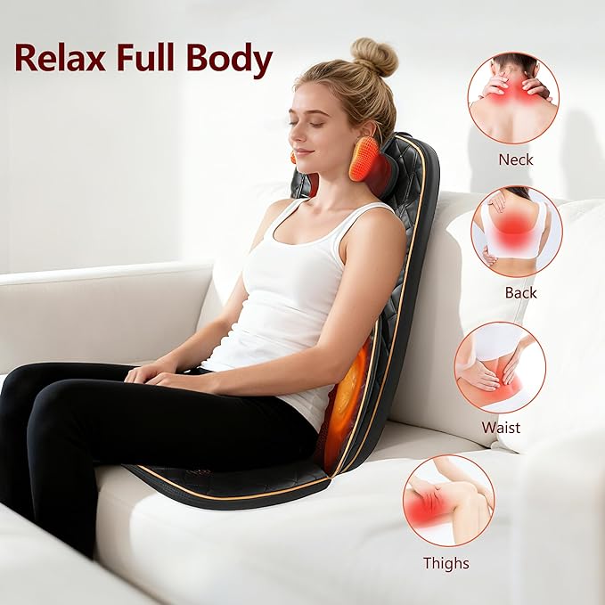 Neck and Back Massager with Heat - Image 2