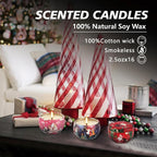 16Pack Christmas Scented Candles Gift- Aromatherapy Candle-Soy Wax-Long Lasting - Image 7
