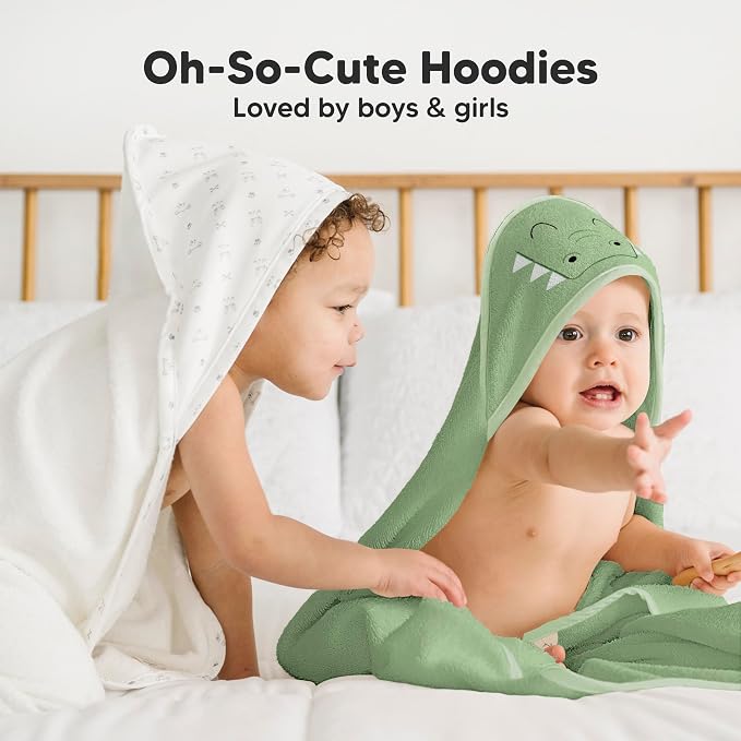 KeaBabies Hooded Baby Towel for Newborn - Image 7