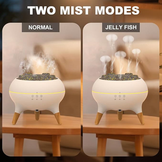 Jellyfish Diffuser, Volcano Air Humidifiers Dynamic Sound Pickup Ultrasonic - Image 2