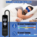 Heated Eye Mask, Washable Dry Eye Mask Heat Eye Compress - Image 3