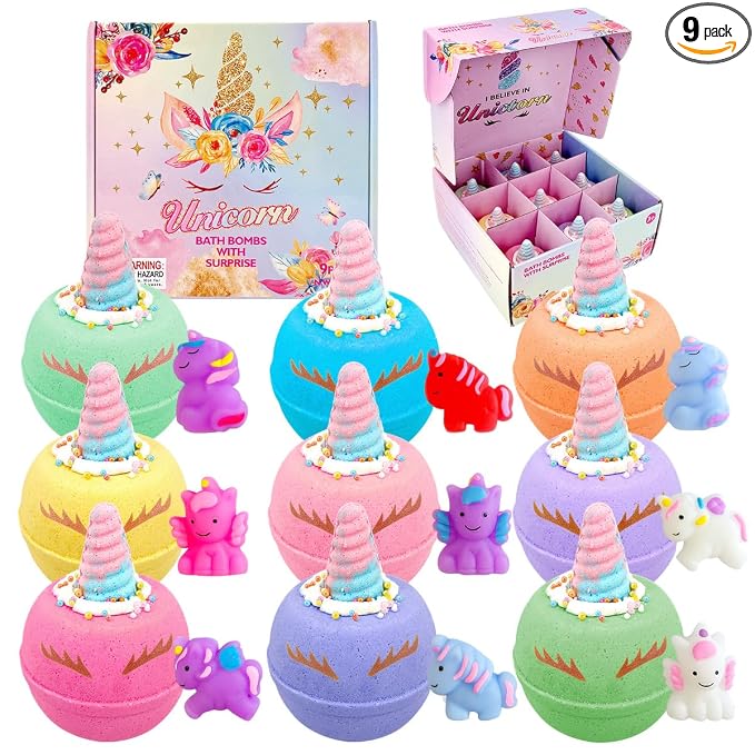 Clear&Fresh Unicorn Bath Bombs for Kids by clearandfresh
