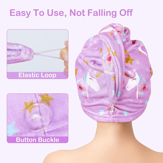 FIOBEE Microfiber Hair Towel Wrap - Image 4