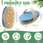 Gejoy 10 Pcs Dry Brushing Body Brush - Image 2