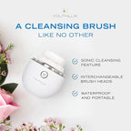 Pure Radiance, Vibrating Facial Cleansing Brush, Electric Face Scrubber - Image 2