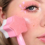 No Mo-Stache All Star Face Brush -Manual Facial Cleansing Brush, 2-in-1 Skin - Image 7