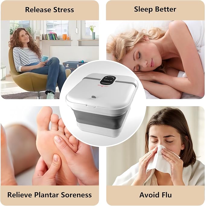 Collapasible Foot Spa Bath Massager - Image 7