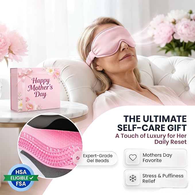 Mothers Day Gifts for Women, Ice Eye Pack for Self Care Gifts, Cooling Eye Gel - Image 4