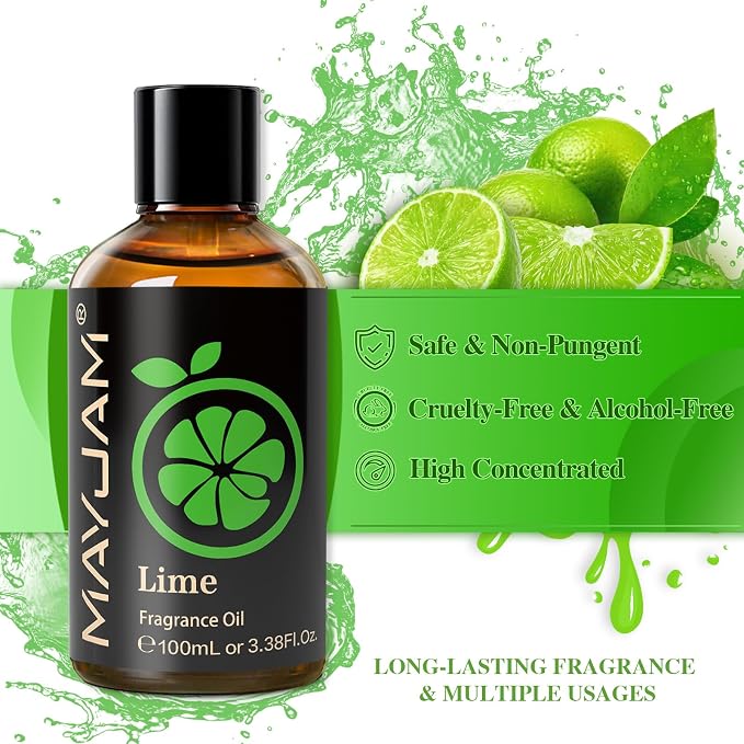 MAYJAM 100ML/3.38FL.OZ Lime Fragrance Oils - Image 3