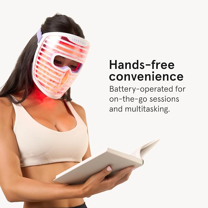 iRestore LED Face Mask for Youthful Skin, Fine Lines, Dark Spots - Image 8