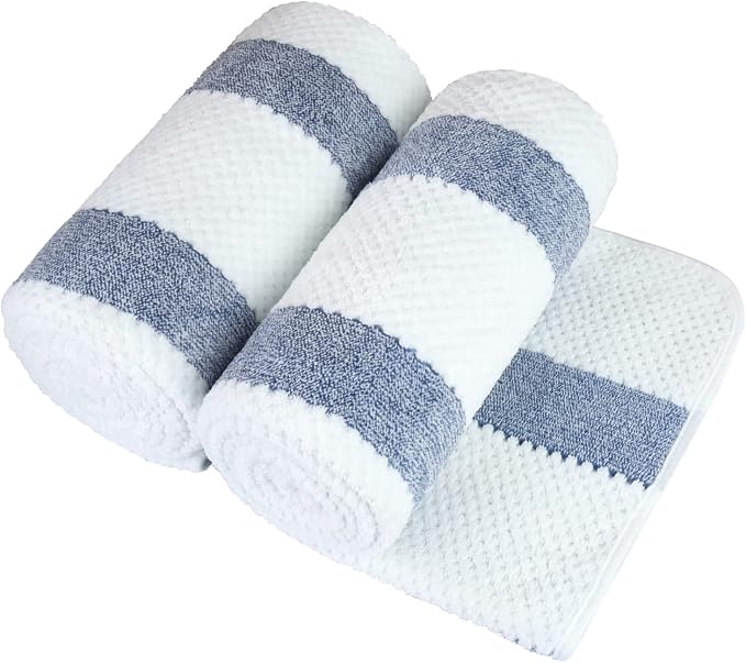 JML Microfiber Bath Towels, Bath Towel 2 Pack, Super Absorbent and Fast Drying - Image 2