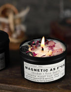 Magnetic AS F*CK, Hande Made Chakra Candle, Magic Attraction, Manifestation - Image 4