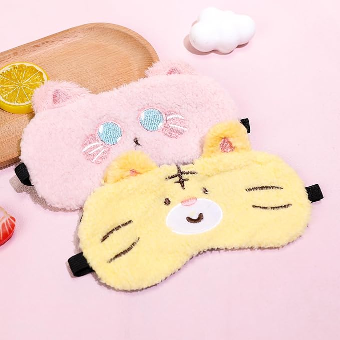 PERFECTSIGHT Sleep Eye Masks, Cute Sleep Eye Cover Lightweight Adjustable - Image 4