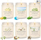 Scented Candles Gift Set for Women, 6 Pack Aromatherapy Soy Candles for Home by YINUOLIGHT