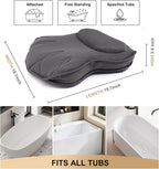 Extra Thick Bath Pillows for Tub-Luxury Bathtub Pillow for Head Neck and Back - Image 5