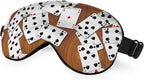 Playing Cards Silk Eye Mask Sleep Mask Funny Poker Wooden Table Rectangle Eye by Unknown