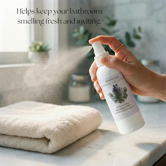 Symbolic Magic Lavender Eucalyptus Bathroom Spray – Essential Oil Shower - Image 8