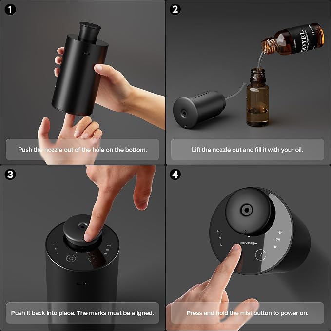 Airversa Waterless Essential Oil Diffuser - Image 4