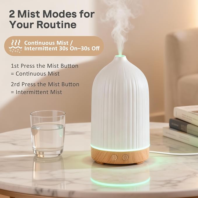 100ML Essential Oil Diffuser, Ultrasonic Cool Mist Aromatherapy Diffuser - Image 3