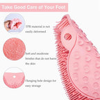 Shower Foot and Back Scrubber Mat, Wall Mounted Shower Foot Scrubber - Image 3