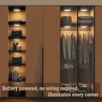 ILYXY Puck Lights With Remote, 3 Pack LED Under Cabinet Lighting, Dimmable Push - Image 5