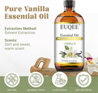 EUQEE 118ml Vanilla Essential Oil, Pure Vanilla Fragrance Essential Oil - Image 2