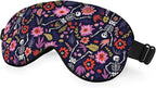 Dancing Skeletons Eye Mask Sleeping Mask Garden Flower Leaves Dead Halloween by Unknown