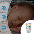 Beautiful Sunrise Over Beach Night Light Plug into Wall - Image 4