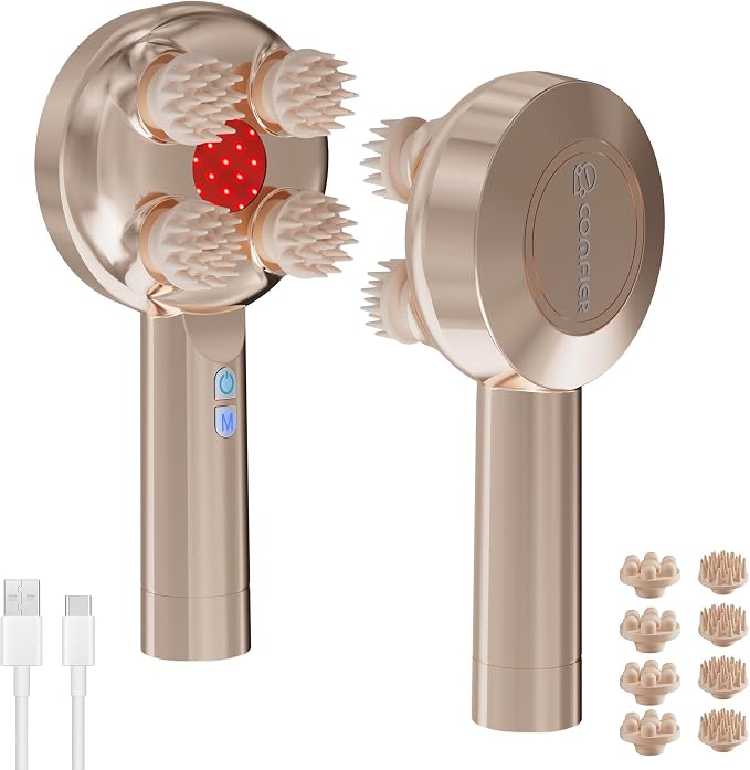 COMFIER Handheld Scalp Massager Hair Growth, Cordless Hair Head Massager by COMFIER