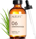 4 Fl Oz Lemongrass Essential Oil, Lemongrass Oil by Auelife