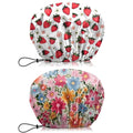 2 PCS Shower Cap Waterproof Double Layer Elastic Adjustable Reusable Hair Bath by BHAHB