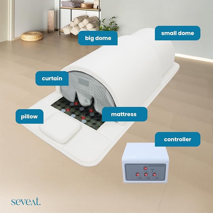Portable Infrared Sauna Dome | 1300W Power | Near-Zero EMF | Full-Body Dry Sauna - Image 5