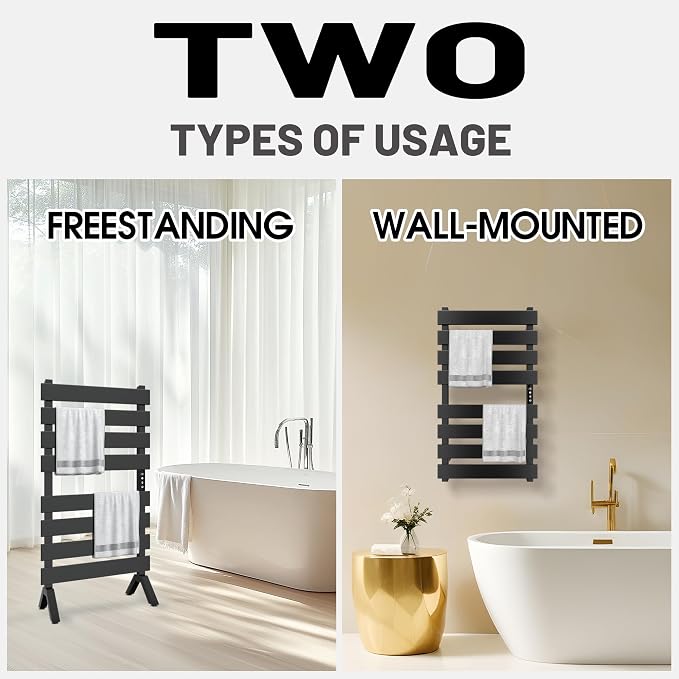 Poloma Freestanding Heated Towel Racks - Image 5