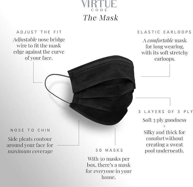 VIRTUE CODE Support Face Masks - Image 3