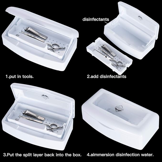 Plastic Sterilizing Tray-Tool Sterilization Box, Clean Sterilizer Box Storage - Image 7