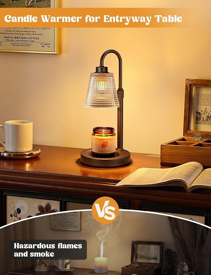 Innqoo Brown Candle Warmer Lamp - Image 5