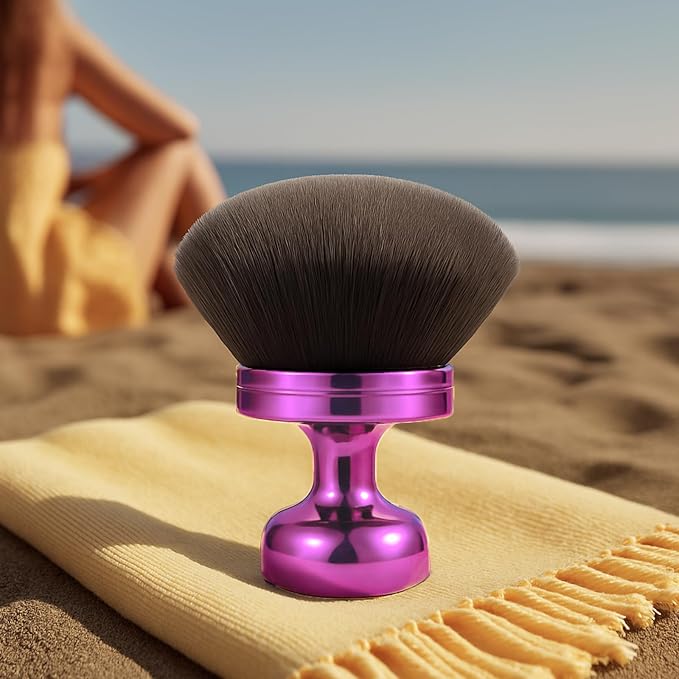 Kabuki Self Tanner Brush – Round Dome Blending Brush - Image 8
