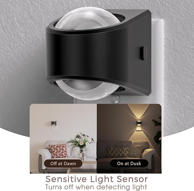 Briignite Projector Night Light, Night Lights Plug into Wall, Soft White - Image 3