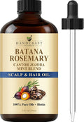Batana & Rosemary Hair Oil – 2 Fl Oz – Scalp Treatment & Strengthening by HandcraftBlends